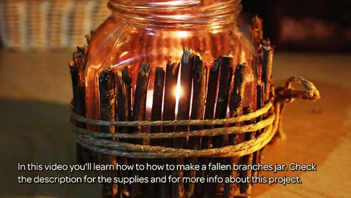 How To Make A Fallen Branches Jar - DIY Crafts Tutorial - Guidecentral