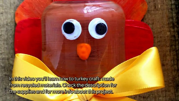 How To Turkey Craft: Made From Recycled Materials - DIY Crafts Tutorial - Guidecentral