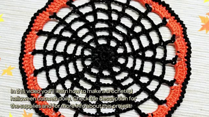 How To Make A Crocheted Halloween Cobweb Doily - DIY Crafts Tutorial - Guidecentral