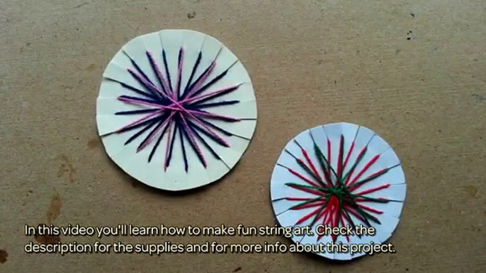 How To Make Fun String Art - DIY Crafts Tutorial - Guidecentral