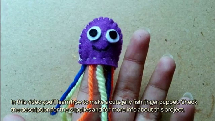 How To Make A Cute Jelly Fish Finger Puppet - DIY Crafts Tutorial - Guidecentral