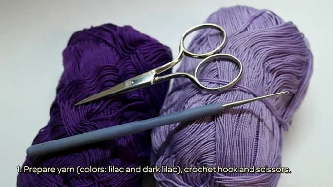 How To Make A Lilac Crocheted Flower Motif - DIY Crafts Tutorial - Guidecentral
