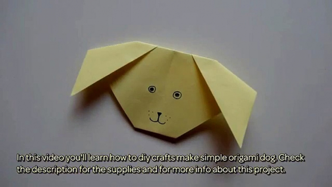 How To Diy Crafts Make Simple Origami Dog - DIY Crafts Tutorial - Guidecentral