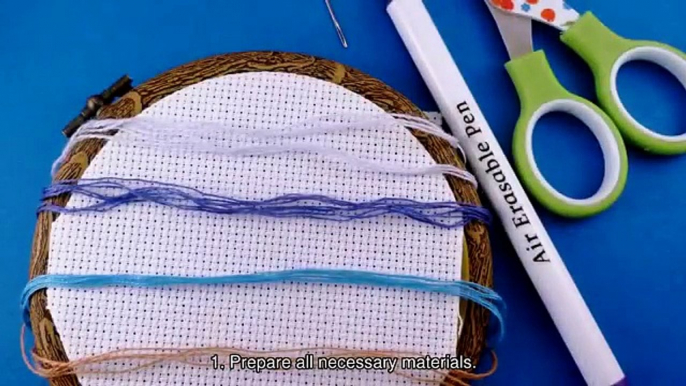 Make a Cross Stitching Balloon - DIY Crafts - Guidecentral