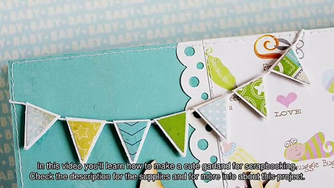 Make a Cute Garland for Scrapbooking - DIY Crafts - Guidecentral