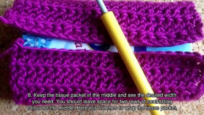 How To Make a Crochet Tissue Pouch for Your Handbag - DIY Crafts Tutorial - Guidecentral