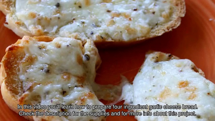 Prepare Four Ingredient Garlic Cheese Bread - DIY Food & Drinks - Guidecentral
