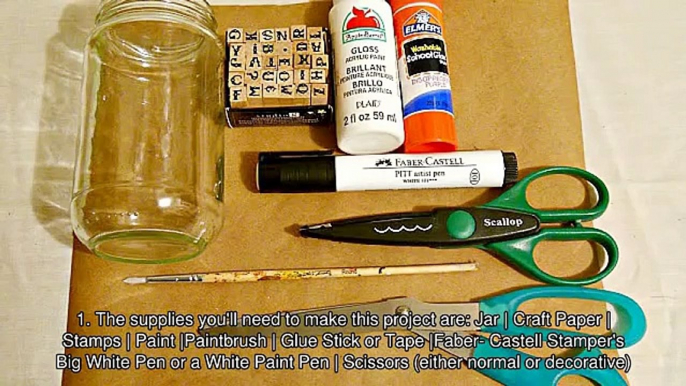 Create a Cute Craft Paper Jar Label - DIY Crafts - Guidecentral