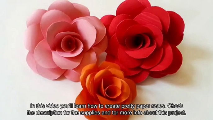 Create Pretty Paper Roses - DIY Crafts - Guidecentral