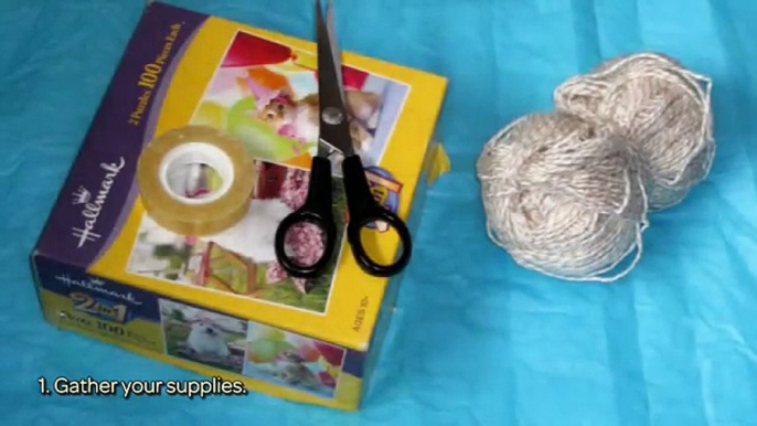 Create Yarn Gift Wrap Decorations - DIY Crafts - Guidecentral