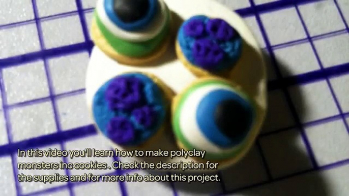 Make Polyclay Monsters Inc Cookies - DIY Crafts - Guidecentral