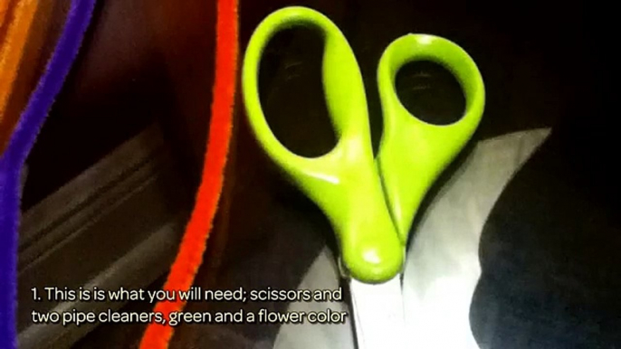 How To Make a Simple Pipe Cleaner Flower - DIY Crafts Tutorial - Guidecentral