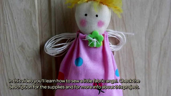 Sew a Little Fabric Angel - DIY Crafts - Guidecentral