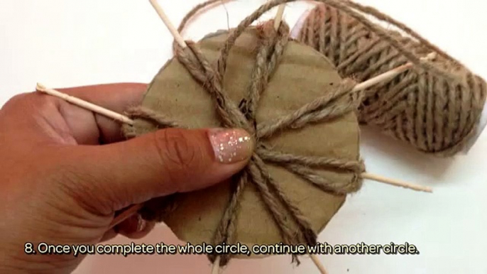 Make Simple Twine Flowers - DIY Crafts - Guidecentral