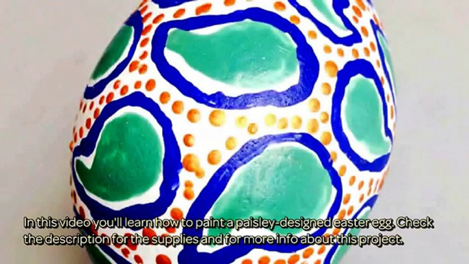 Paint a Paisley-Designed Easter Egg - DIY Crafts - Guidecentral
