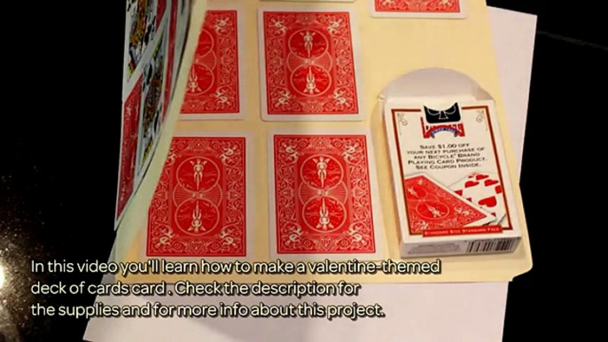 Make a Valentine-Themed Deck of Cards Card - DIY Crafts - Guidecentral