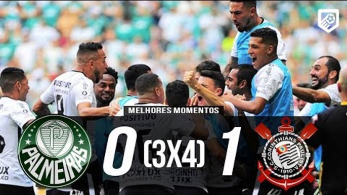 Palmeiras 0 (3 x 4) 1 Corinthians - TIMÃO CAMPEÃO DO PAULISTÃO 2018 - Melhores Momentos