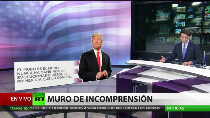 Trump: "Necesitamos el muro para parar el flujo masivo de drogas de México"