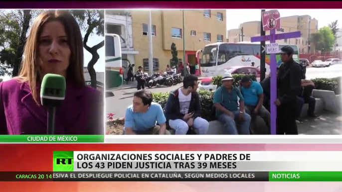 México: Padres de los normalistas desaparecidos de Ayotzinapa piden justicia 39 meses después