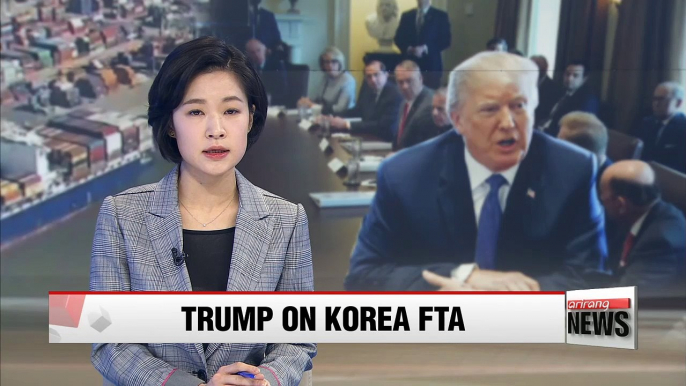 Trump says amended South Korea-U.S. FTA will be 'very fair deal'