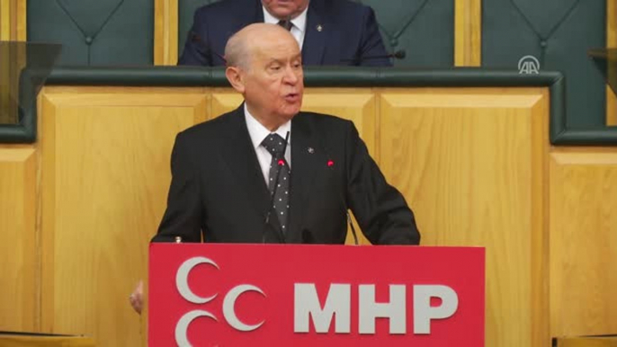 Bahçeli: "Bugün İnsanlığın Gözü Önünde Doğu Guta ve Çevresinde Tam Bir Katliam Yaşanmaktadır"