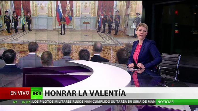 Vladímir Putin: "Los militares rusos han abierto el camino hacia la paz en Siria"