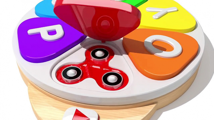 Learn Colors Make Fidget Spinner for Kids