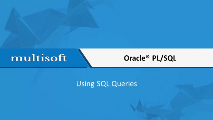 How to use SQL Queries in Oracle® 11g Training Video