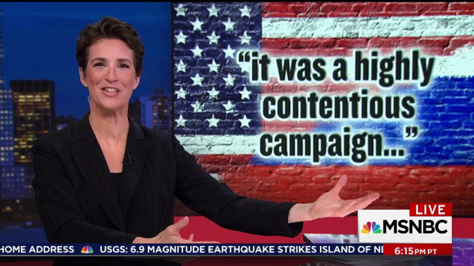 Rachel is outs Jeff Sessions for saying he'd recuse himself of the Russia investigation -- and not actually doing it