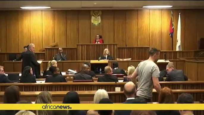 Pistorius 'displays' his vulnerability as prosecutor pushes for 15-yr jail term