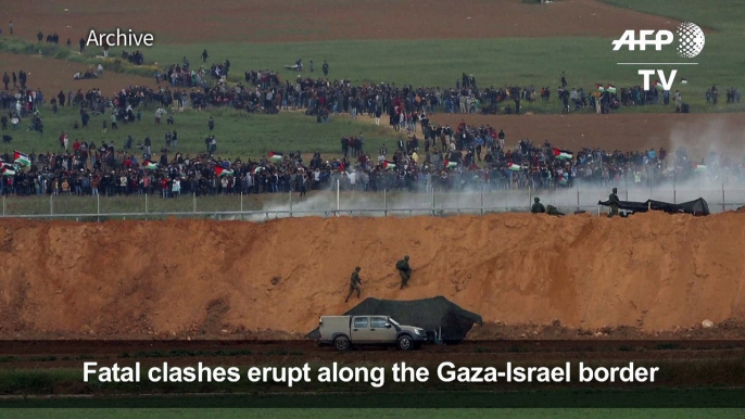 Clashes, 16 dead as thousands of Gazans march near Israel border