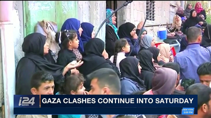 i24NEWS DESK | Gaza clashes continue into Saturday | Saturday, March 31st 2018