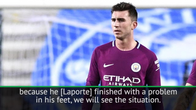 Laporte could start at left-back against Liverpool - Guardiola