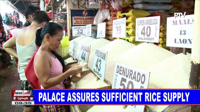 NEWS: Palace assures sufficient rice supply