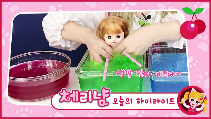 (장난감 toys) 체리냥_짐플리키즈 슬라임플레이 액체괴물 목욕놀이 슬라임베프 slime play CherryCat ของเล่น đồ chơi mainan