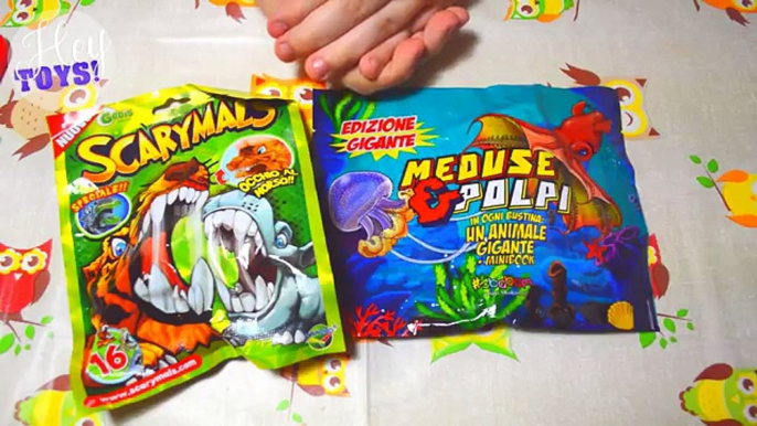 Blind bag - bustine edicola! Meduse e polpi edizione gigante e Scarymals!