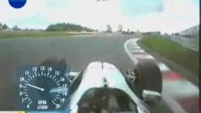 Depassement hakkinen sur schumacher GP de belgique 2000