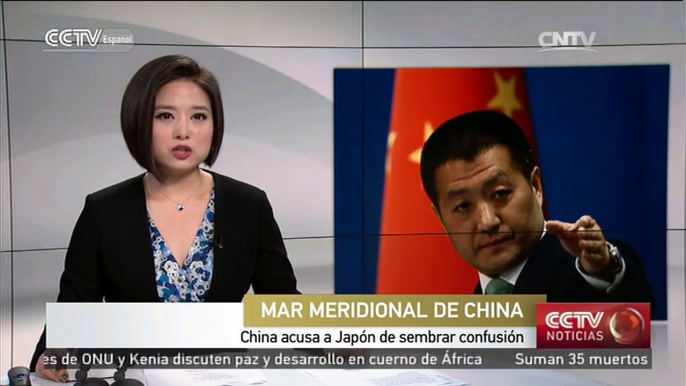 China acusa a Japón de sembrar confusión respecto al Mar Meridional de China