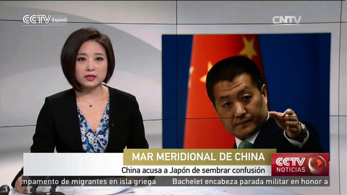 China acusa a Japón de sembrar confusión en Mar Meridional de China