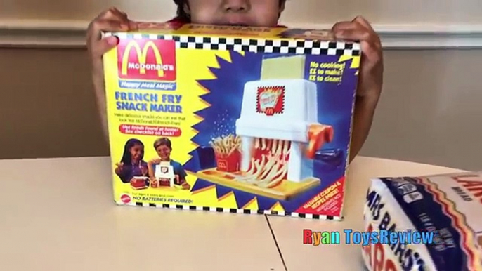 Mcdonalds French Fries Maker Happy Meal Magic Vintage McDonalds Food Toys Pretend Play Toy for Kids