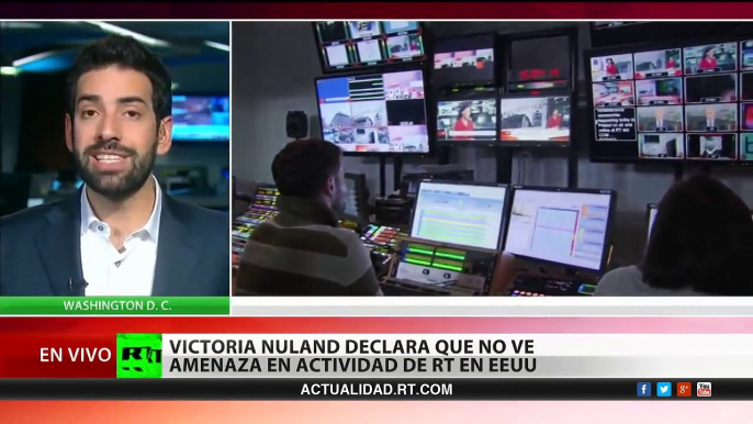 Victoria Nuland: EE.UU. no ve ninguna amenaza en la actividad de RT