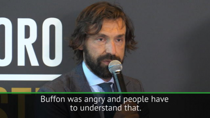 Pirlo sympathises with Buffon red card