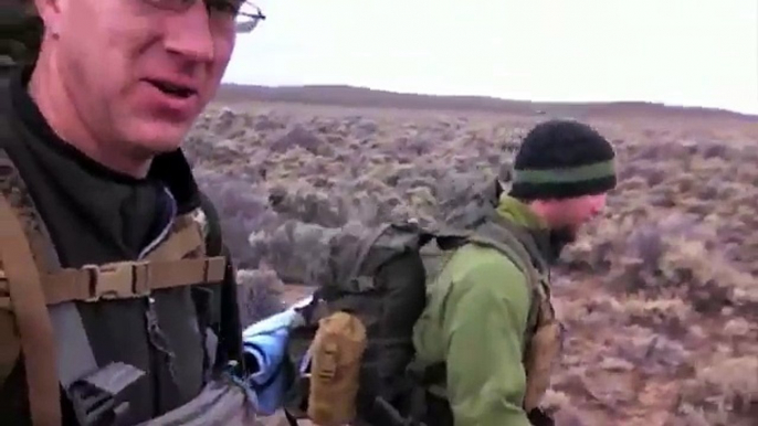 Desert Survival Trip - Making a Survival Shelter out of Sagebrush