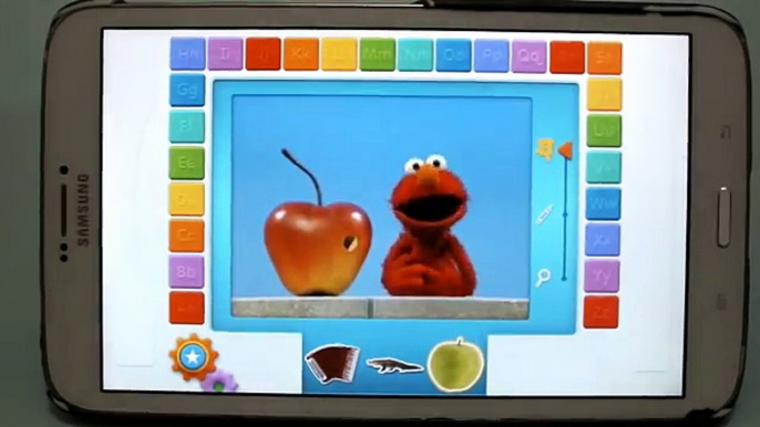 Elmo Loves ABCs - Learn to write Alphbet ABC with Elmo from Sesame Street.