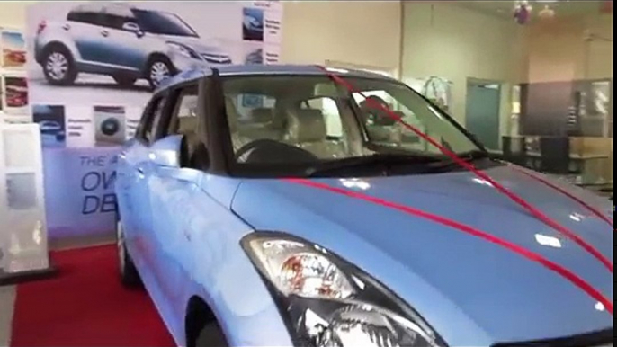 #Cars@Dinos: Maruti Suzuki Swift Dzire new Interior Exterior Walkthrough (price, mileage, etc.)