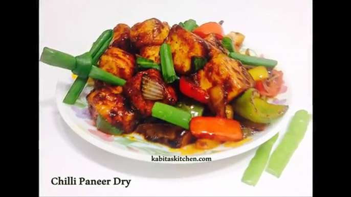 Chilli Paneer Dry and Chilli Paneer Gravy Recipe-How to Make Chilli Paneer- Paneer Chilli Dry/Gravy