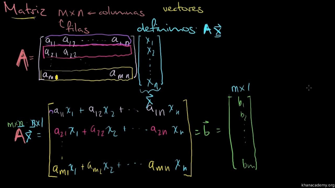 Multiplicación de matriz por vector