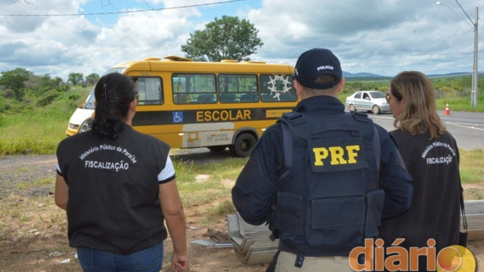 Prefeituras da região de Cajazeiras serão notificadas por irregularidades em ônibus escolares