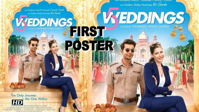 “5 WEDDINGS” of Rajkummar Rao – Nargis Fakhri | FIRST POSTER