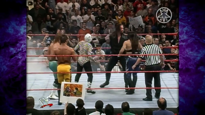 UNDERTAKER ATACA A LUCHADORES MEXICANOS EN ESPAÑOL WWE RAW 13/ABRIL/1998